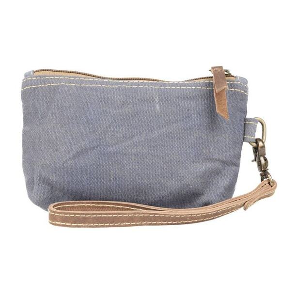 Canvas Deer Wristlet Pouch - Picture 3 of 4